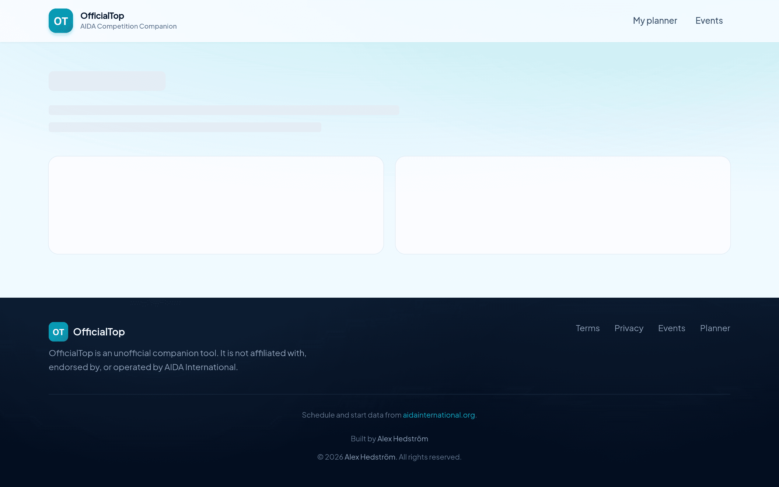Screenshot of OfficialTop