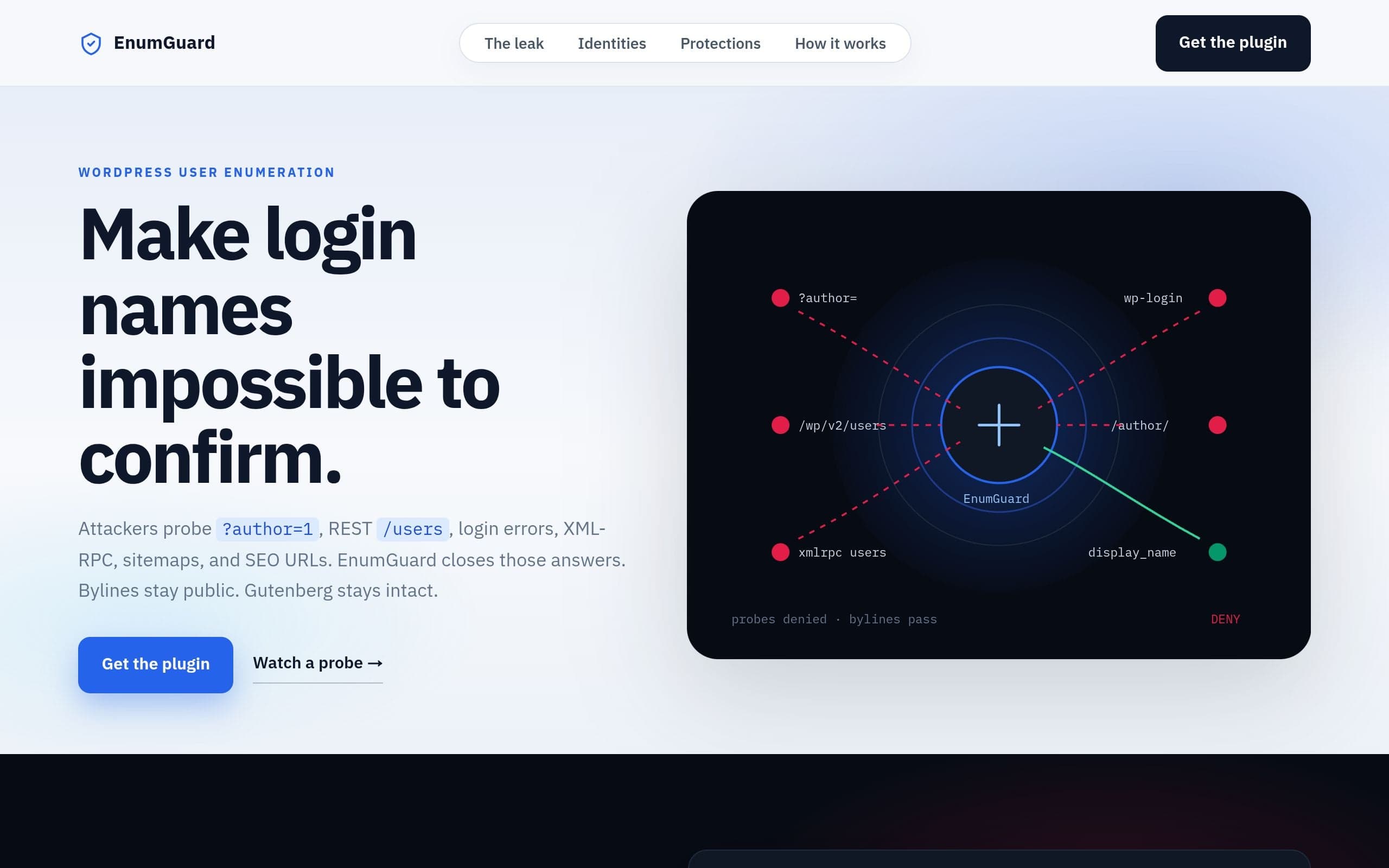 Screenshot of EnumGuard
